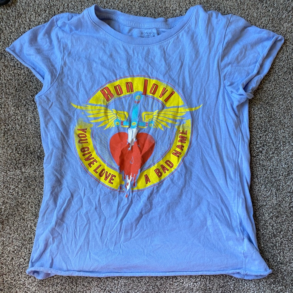 Bon Jovi Tee shirt blue